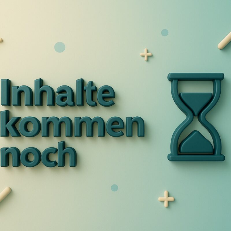 Inhalte kommen